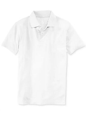 Nautica White Boys’ Uniform Short Sleeve Performance Polo | LIKE NEW